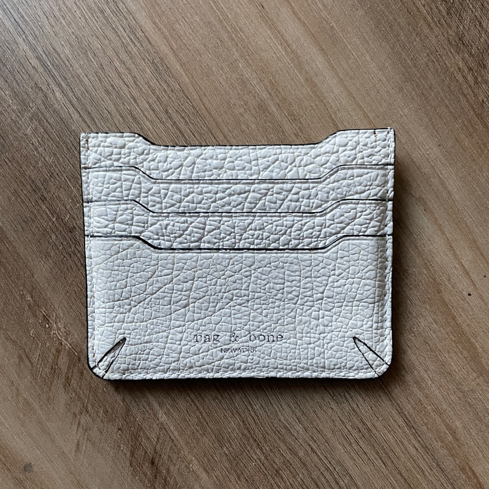 Rag & Bone Card Holder - White